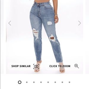 Fashion nova mom jeans